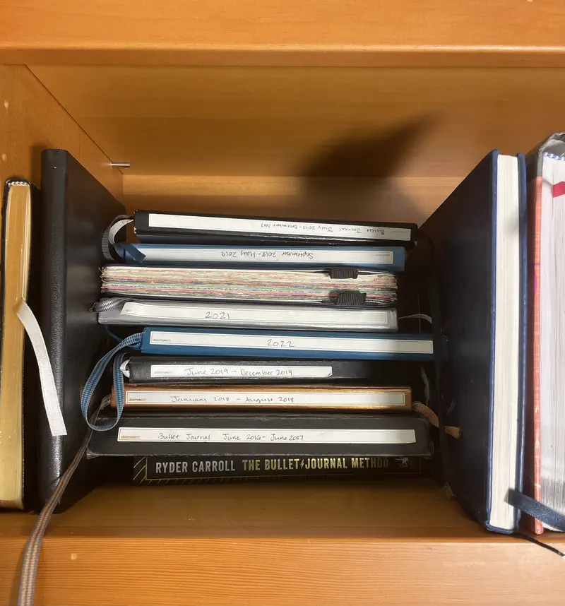 all my bullet journals