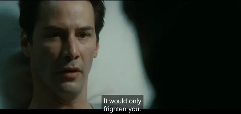 He looks like this the entire time.