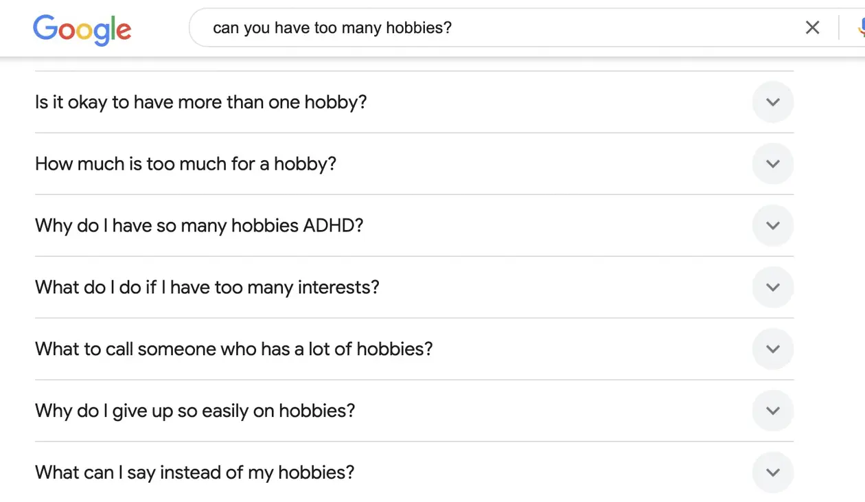 On Hobbies